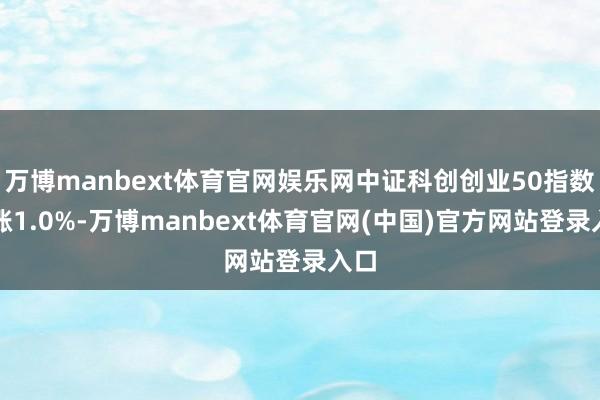 万博manbext体育官网娱乐网中证科创创业50指数高涨1.0%-万博manbext体育官网(中国)官方网站登录入口